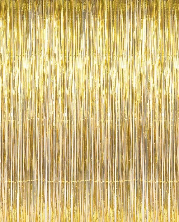 Gold Metallic Foil Tinsel (DIY)